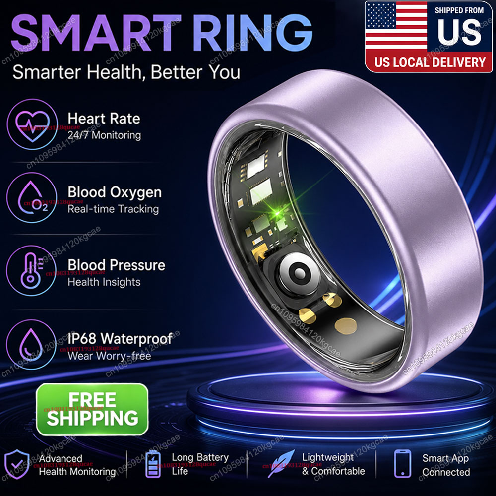 Gymnastics Rings - Inteligentny Pierścień Monitorujący Tętno, Natlenienie Krwi