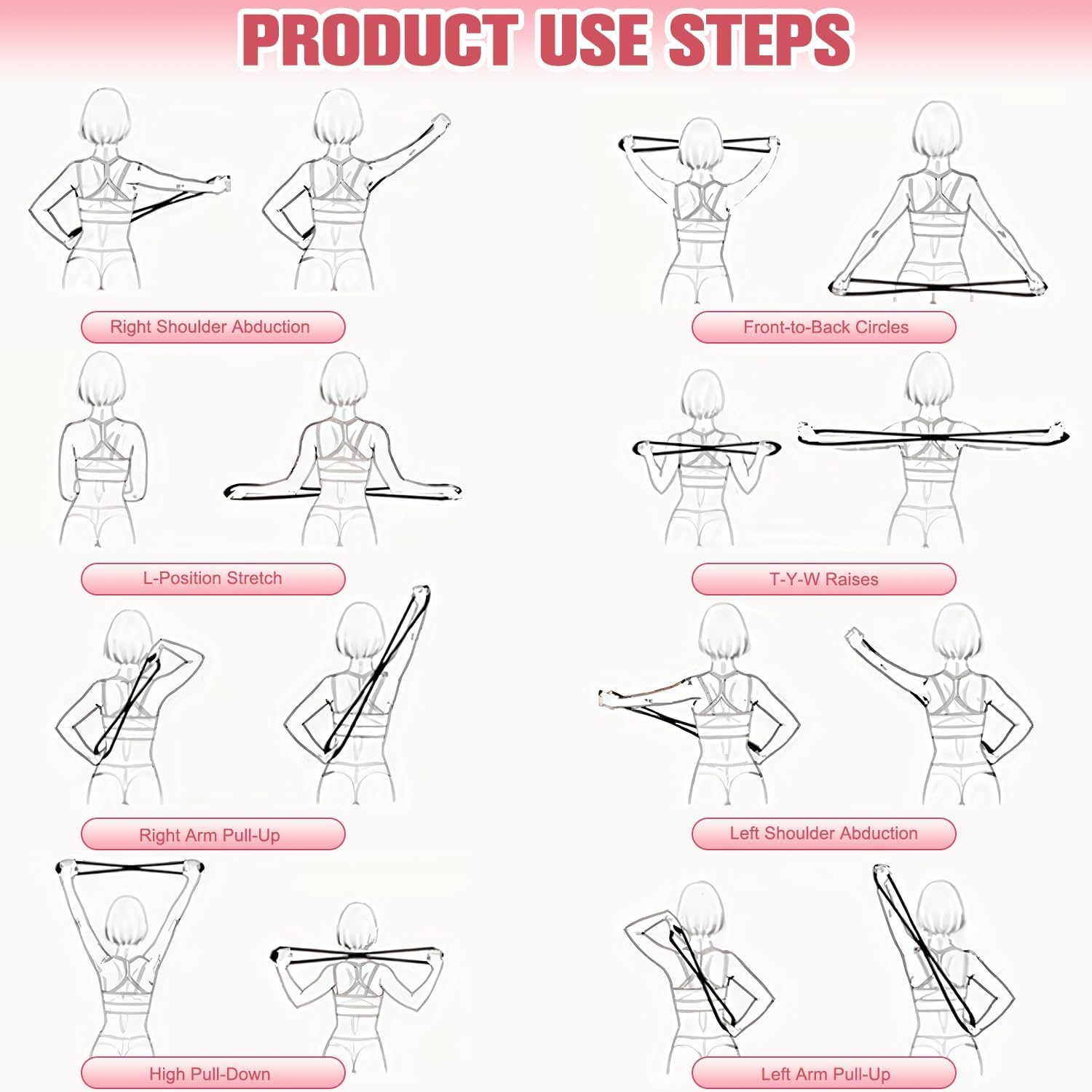 2 sztuki taśm oporowych 15 LB  – Figure 8 Resistance Band recenzja i cena