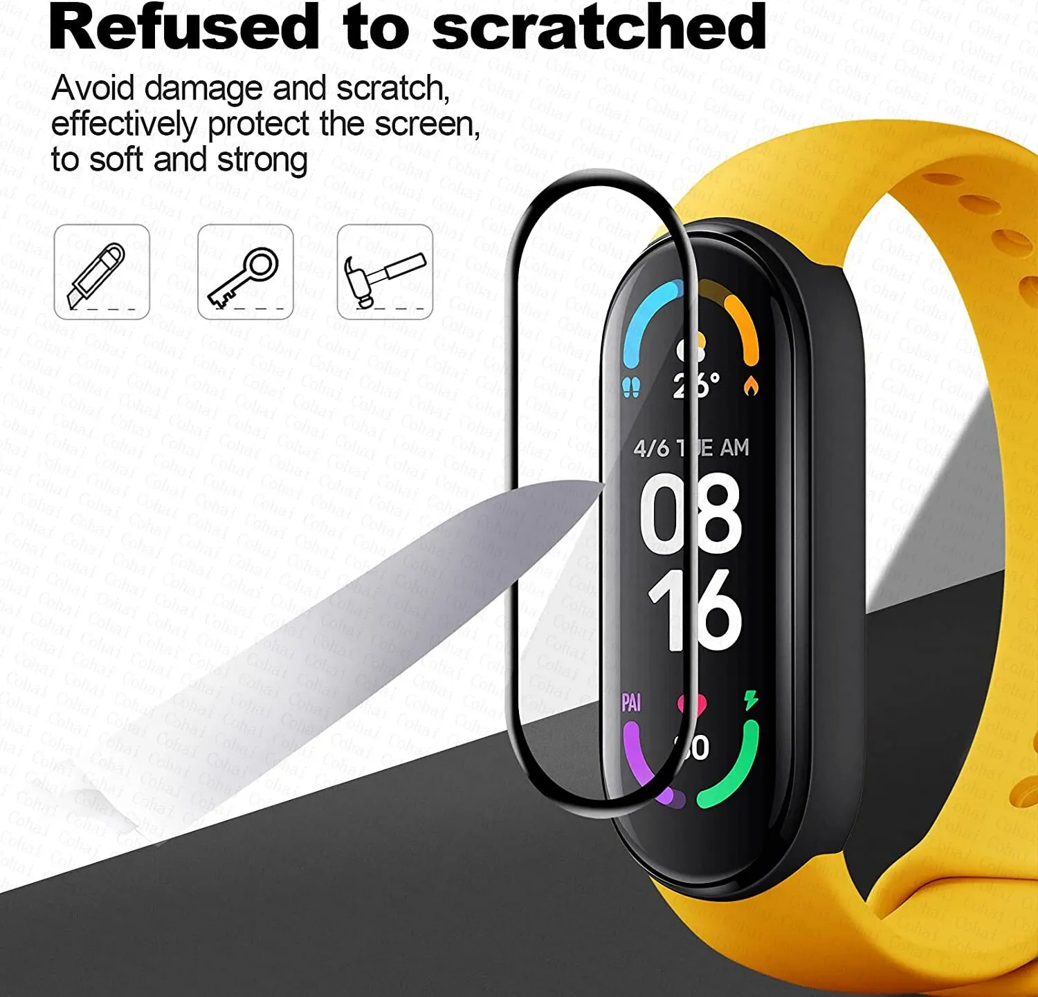 Folia ochronna 9D do Xiaomi Mi – Fitness Tracker Band recenzja i cena