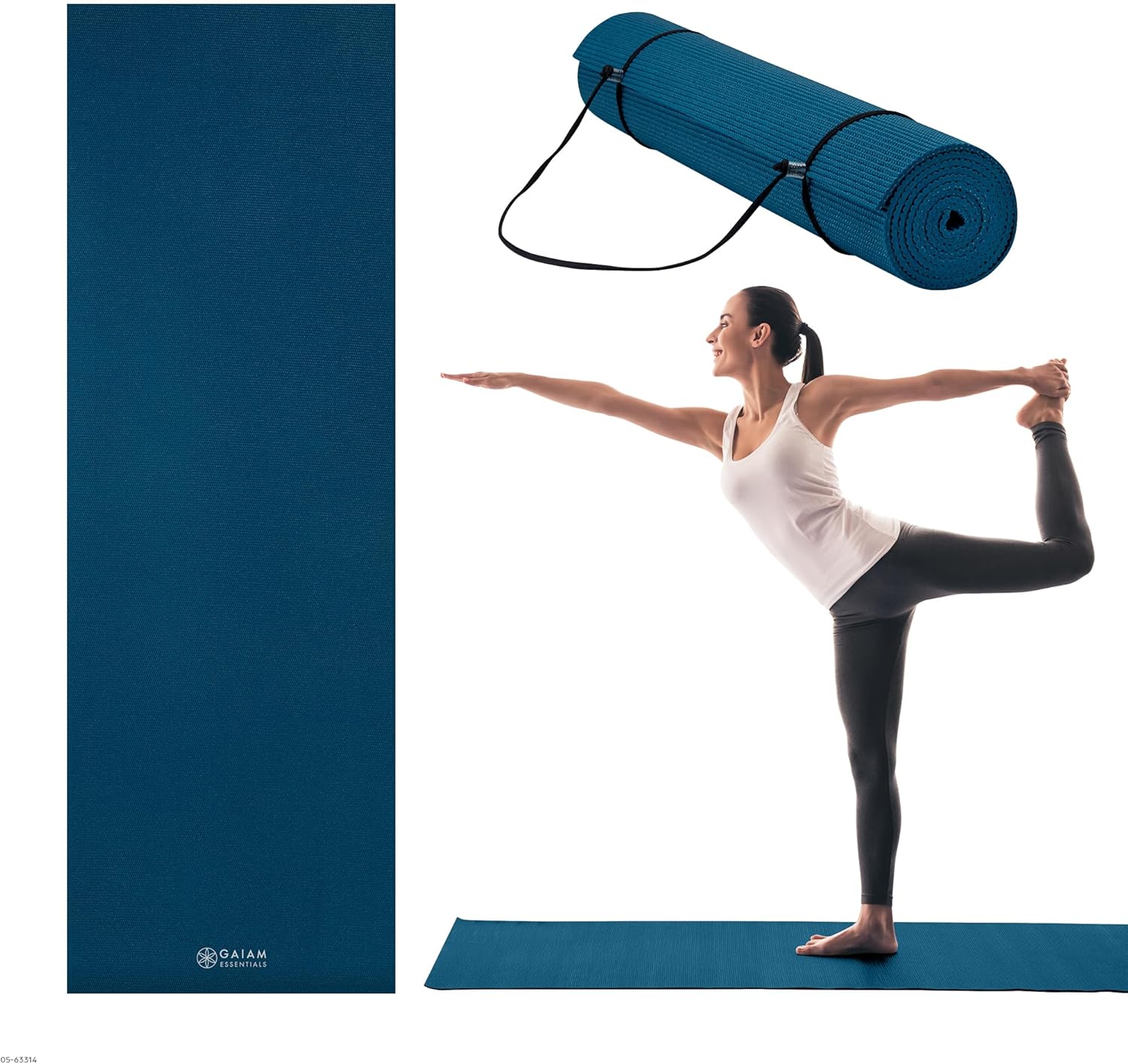Cienka mata do jogi 1/4 cala z – Yoga Fitness Images recenzja i cena