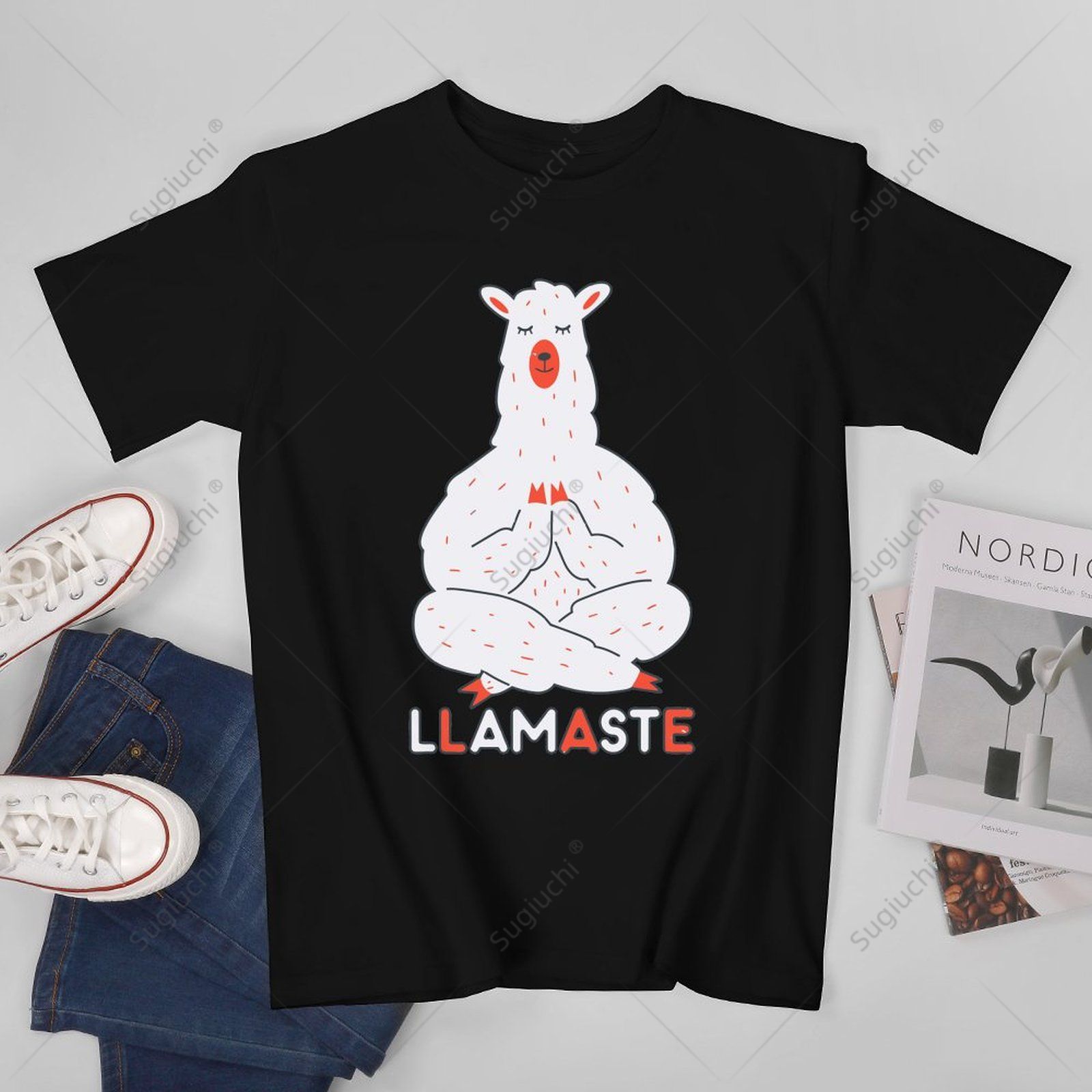 Unisex Męskie Koszulki Llamast – Zen Yoga Fitness recenzja i cena