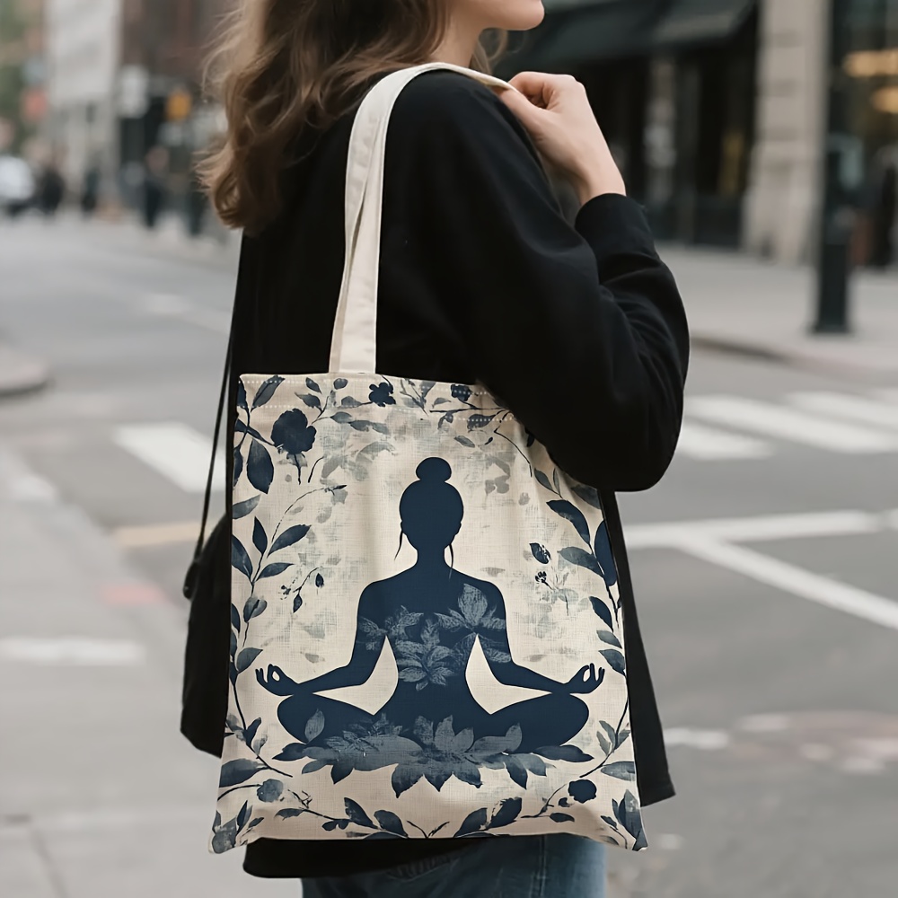 Torba na ramię z płótna z moty – Yoga Fitness Gifts recenzja i cena